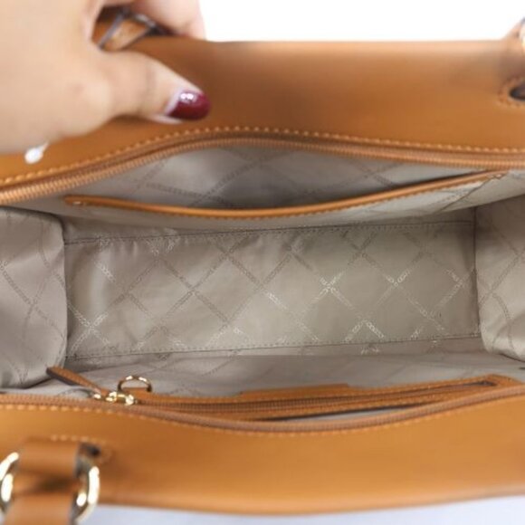 Michael Michael Kors Graham Logo Large Top Zip Tote - Brown/acorn - Picture 8 of 9